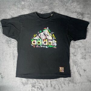 Adidas Black Graphic T-Shirt